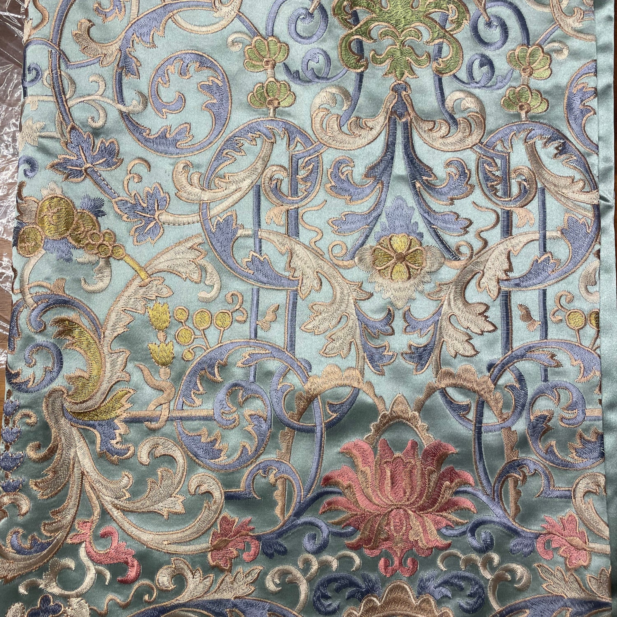 The Met x Ann Gish Venezia Duvet Cover and Decorative Pillow - Blue