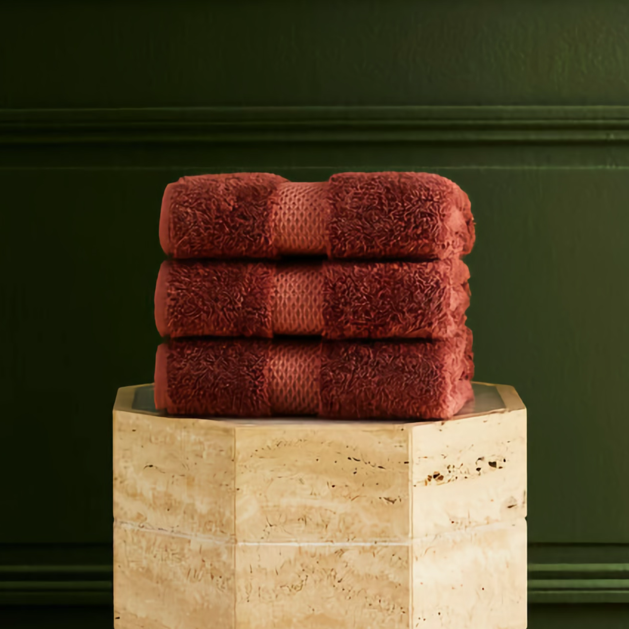 Yves Delorme Etoile Bath Towels and Mats - Santal