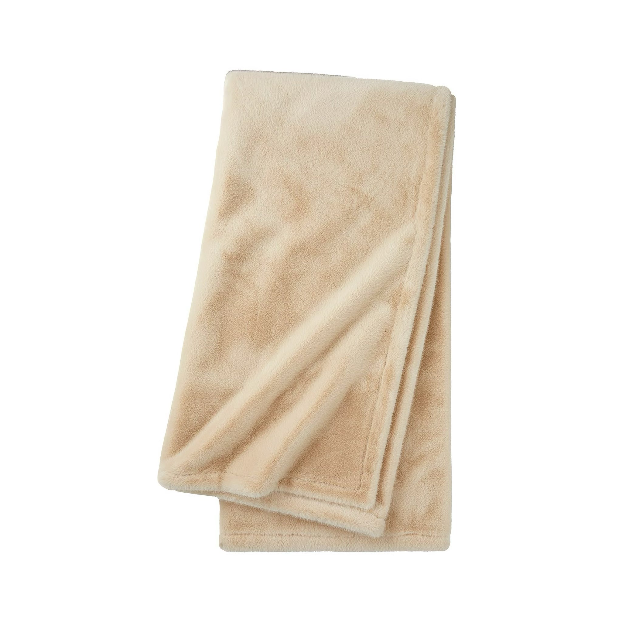 Yves Delorme Frisson Throw - Noisette