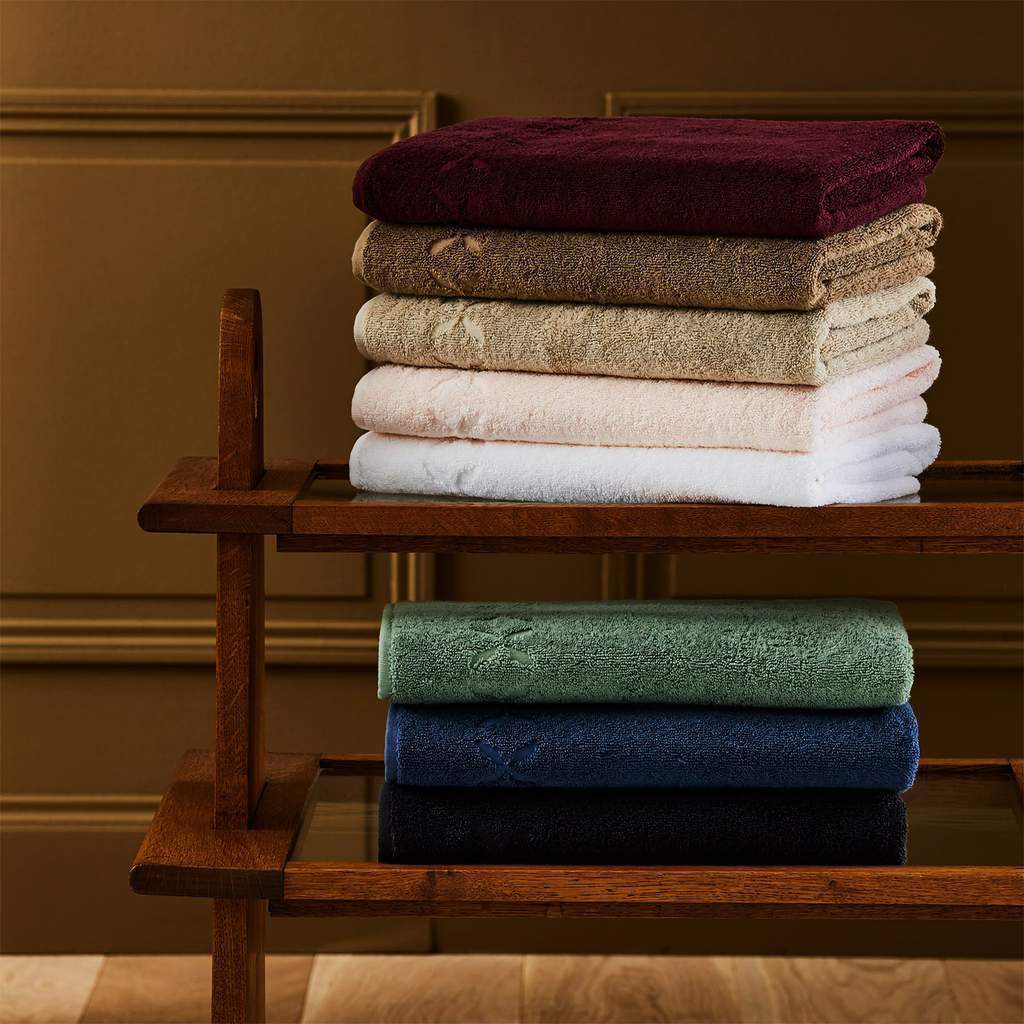 Yves Delorme Nature Bath Towels and Mats - Azalee