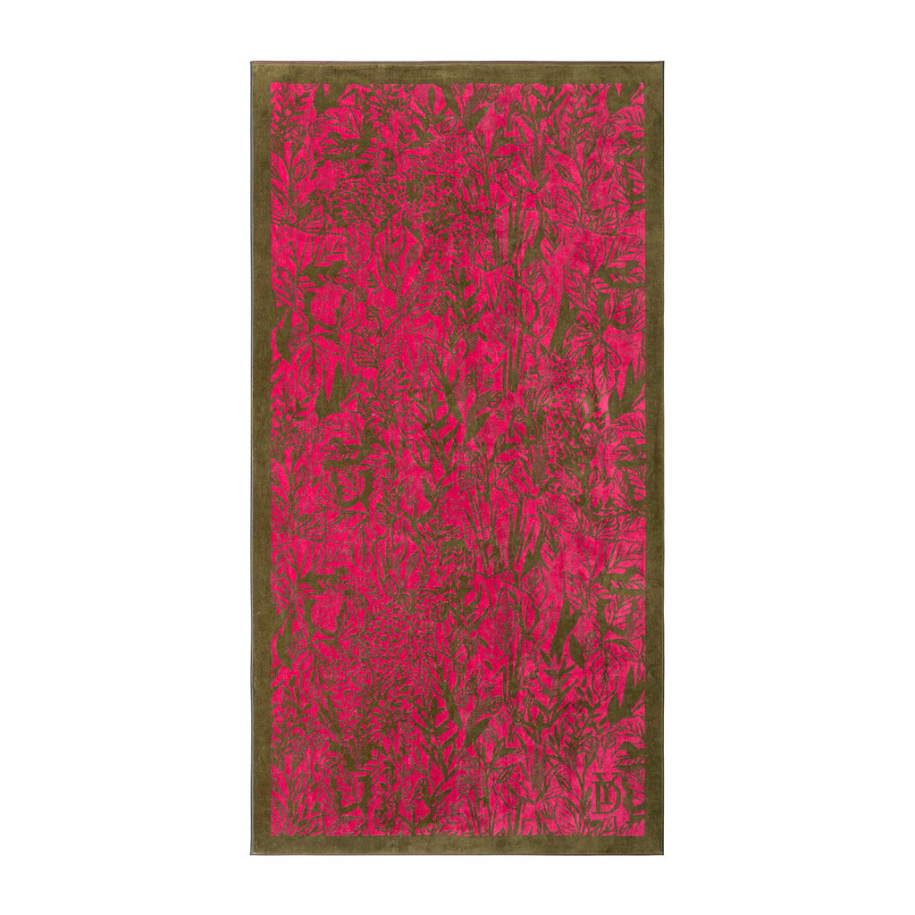 Yves Delorme Sao Beach Towels - Fuchsia