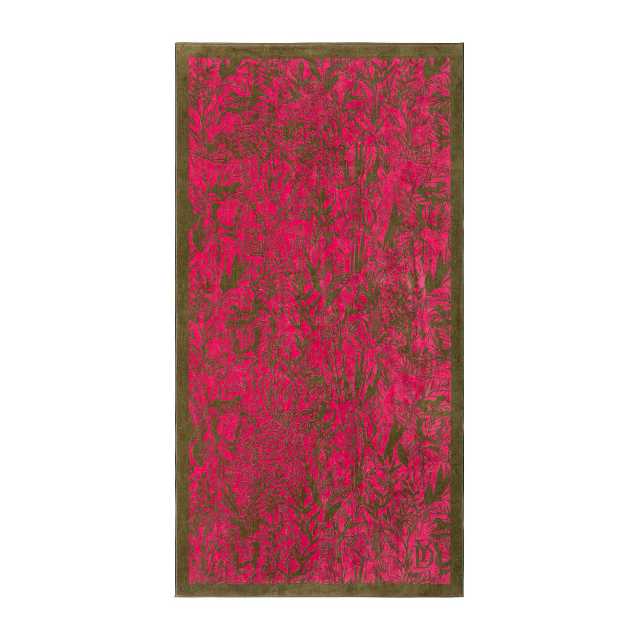 Yves Delorme Sao Beach Towels - Fuchsia