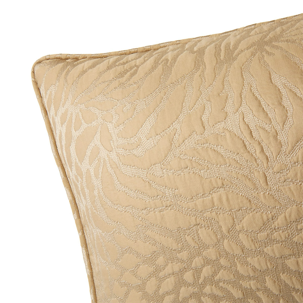 Yves Delorme Souvenir Coverlet and Decorative Pillow - Dune