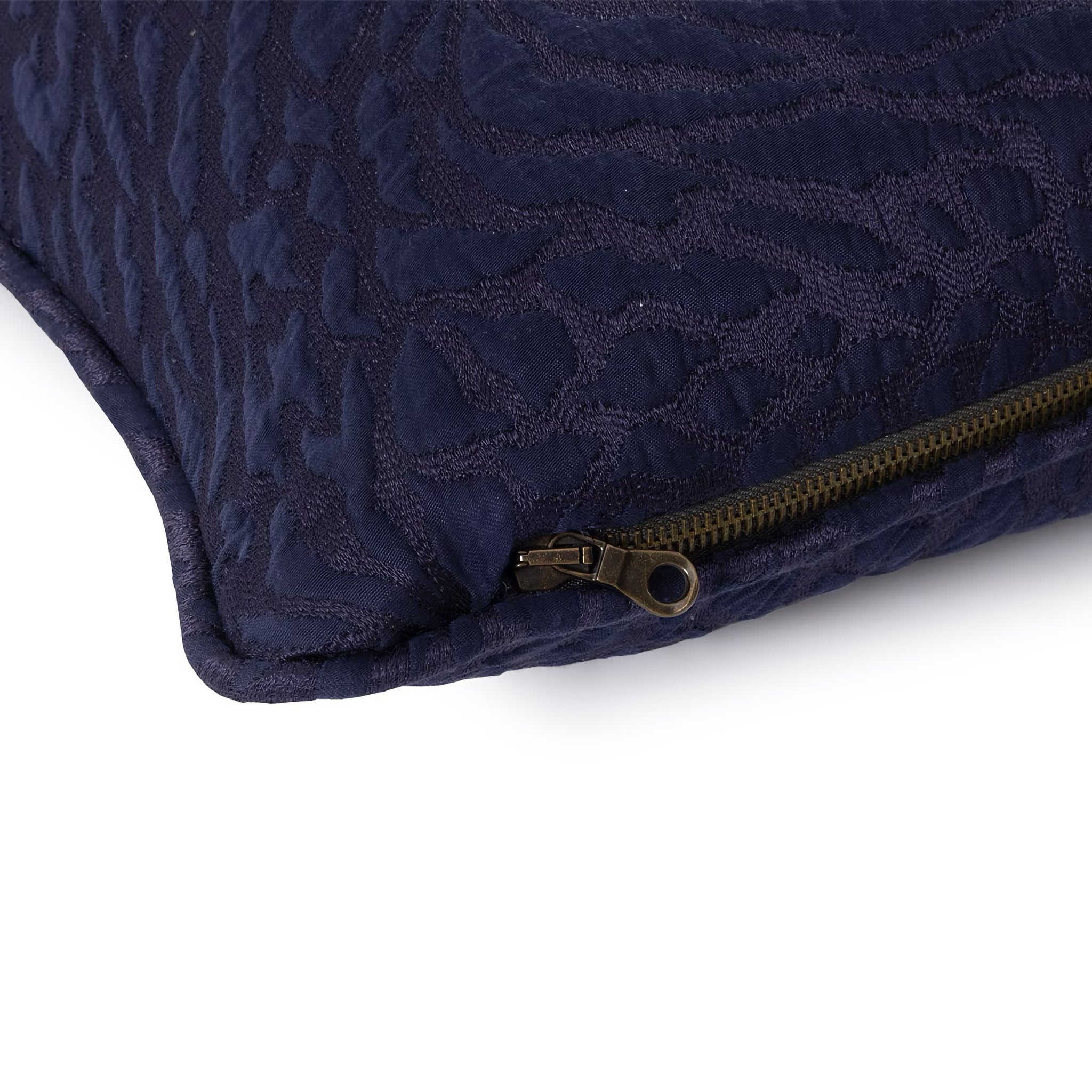 Yves Delorme Souvenir Coverlet and Decorative Pillow - Encre