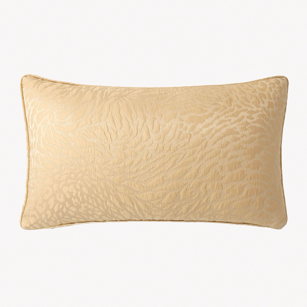 Yves Delorme Souvenir Coverlet and Decorative Pillow - Dune