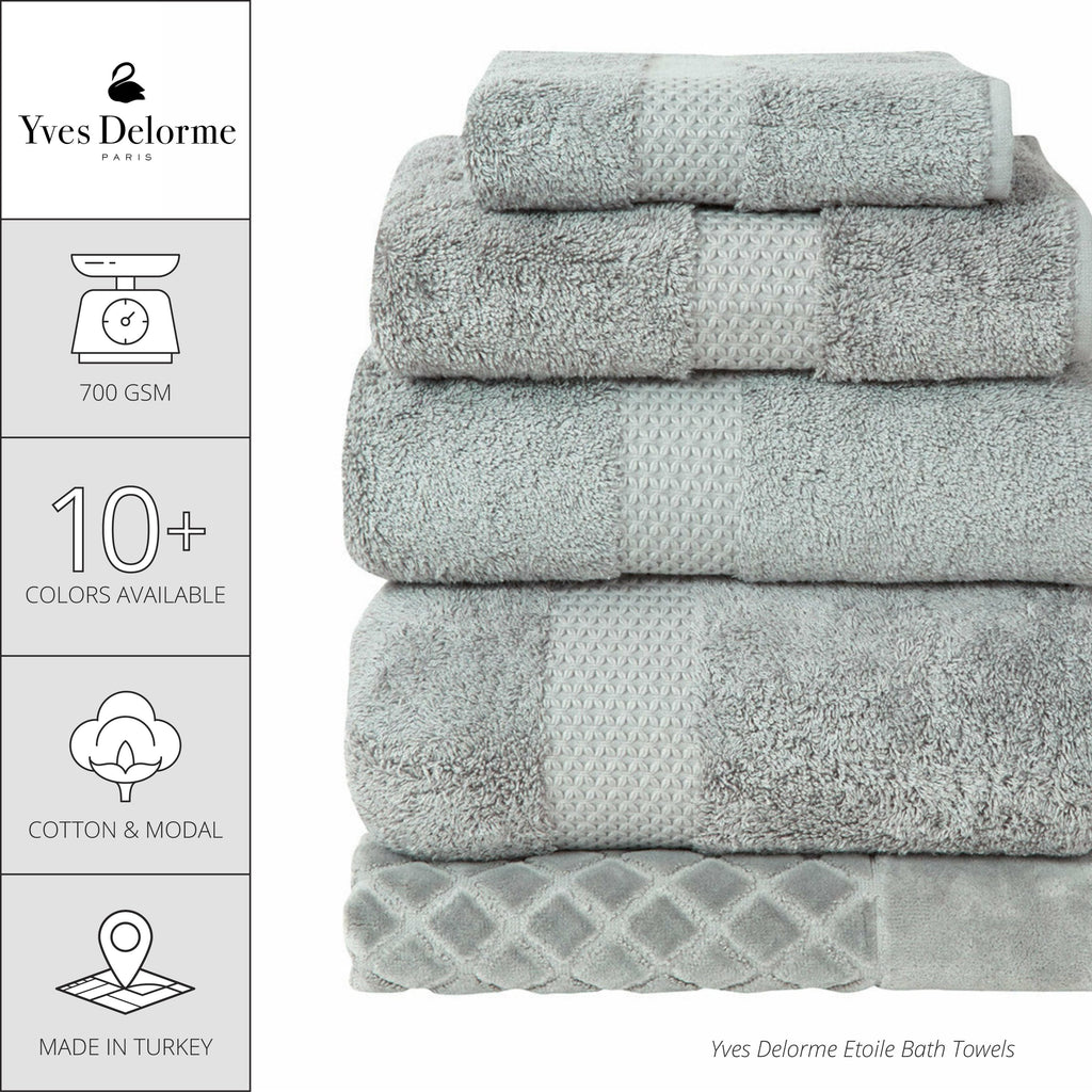 Yves Delorme Etoile Bath Towels and Mats - Santal