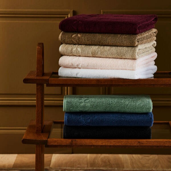Yves Delorme Nature Bath Towels and Mats - Encre