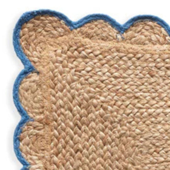 Pine Cone Hill Libby Scallop Placemat - French Blue