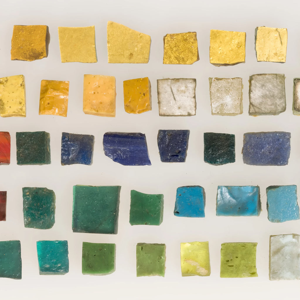 The Met x Ann Gish Tesserae Mosaic Throw and Decorative Pillow - Multi