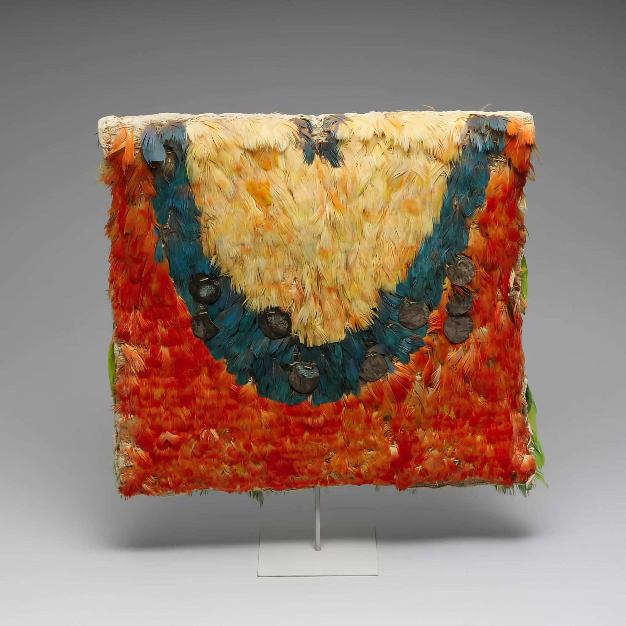 The Met x Ann Gish Pluma Duvet Cover and Decorative Pillow - Green